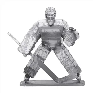 Metal Earth ME1042 Building Kit Hockey Goalie