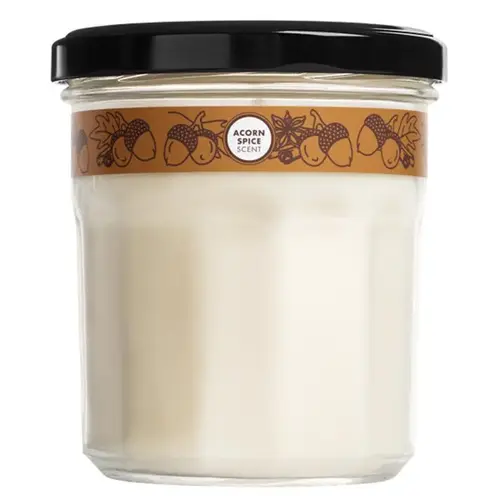 Clean Day 7.2 Oz. Acorn Spice Large Soy Candle Orange Clean Day 7.2 Oz. Acorn Spice Large Soy Candle Orange