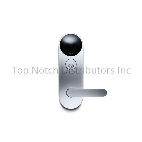 Right Hand Mortise Electronic Lock with Return Lever for Apartment Entry Doors Silver Finish Right Hand Mortise Electronic Lock with Return Lever for Apartment Entry Doors Silver Finish
