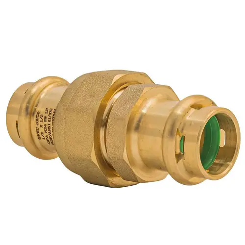 Quickfitting Surepress 1/2" X 1/2" Brass Union Fitting Copper Press Quickfitting Surepress 1/2" X 1/2" Brass Union Fitting Copper Press