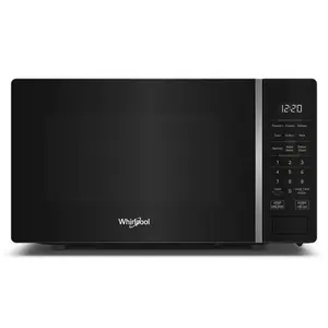 Whirlpool WMS3018RB Whirlpool 0.7 Cu. Ft. Black Countertop Microwave With Steam Clean - 700 Watt