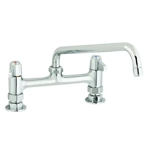 T&S Brass And Bronze Faucet, 8" Centers, Deck Mount, 12" Swing Nozzle T&S Brass And Bronze Faucet, 8" Centers, Deck Mount, 12" Swing Nozzle