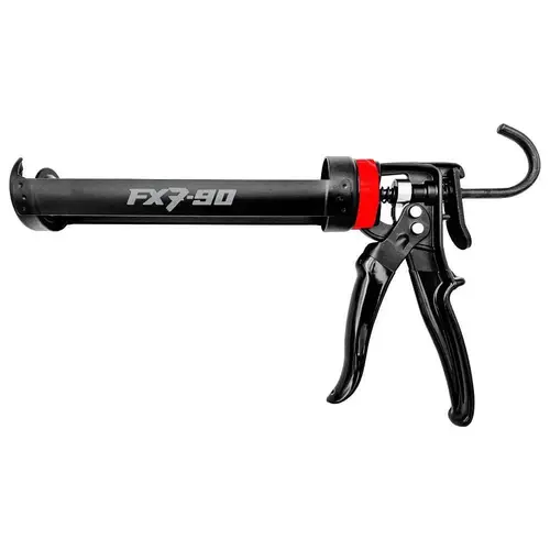 Irion 10 Oz Cartridge Caulking Gun With Rubber Handle, 17 To 1 Thrust Ratio Irion 10 Oz Cartridge Caulking Gun With Rubber Handle, 17 To 1 Thrust Ratio