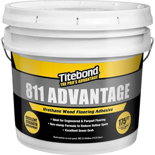 Titebond 811 Advantage Wood Flooring Adhesive, 3.5 Gallon Pail Titebond 811 Advantage Wood Flooring Adhesive, 3.5 Gallon Pail
