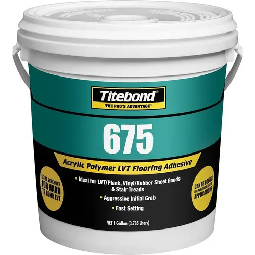 Titebond 675 Lvt Flooring Adhesive, 1 Gallon, Package Of 4