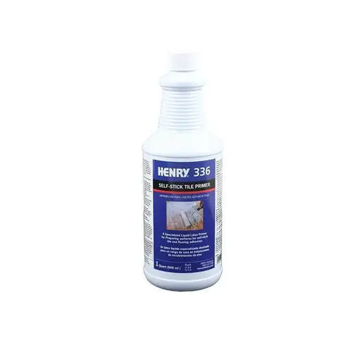 Henry 336 Bond Enhancer Self-Stick Tile Primer, 1 Quart White Henry 336 Bond Enhancer Self-Stick Tile Primer, 1 Quart White