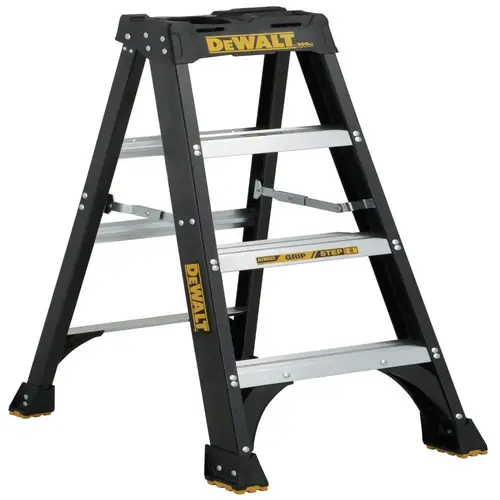 DeWalt 4 Ft. Fiberglass Step Ladder Type Ia Black DeWalt 4 Ft. Fiberglass Step Ladder Type Ia Black