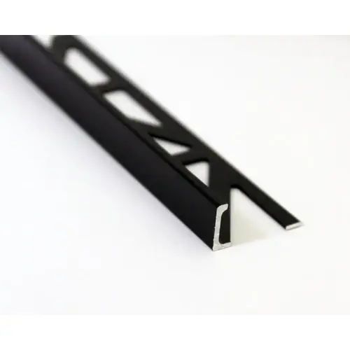 Emser Tile Signature Series Edge Protector Trim, Aluminum, Matte Black