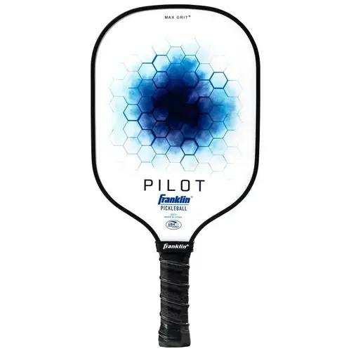 Franklin Sports Pilot Series Pickle Ball Paddle, Fiberglass/Polypropylene, Blue/White Franklin Sports Pilot Series Pickle Ball Paddle, Fiberglass/Polypropylene, Blue/White