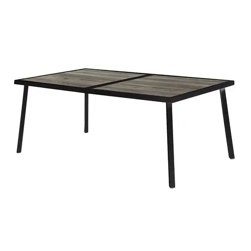 Seasonal Trends Dining Table, 38 in W, 66 in D, 28 in H, Steel Frame, Rectangular Table, Steel Table