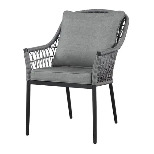 Seasonal Trends Dining Chair, 24.4 in W, 26.4 in D, 35.83 in H, Steel Frame, Charcoal Frame - pack of 6 Seasonal Trends Dining Chair, 24.4 in W, 26.4 in D, 35.83 in H, Steel Frame, Charcoal Frame - pack of 6