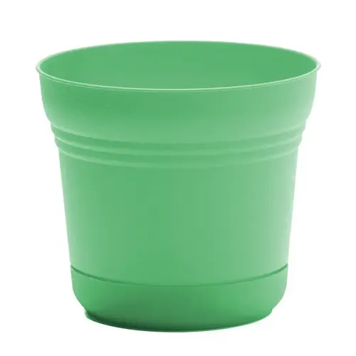 Bloem Saturn Series Planter, 10 in Dia, Mint Green Bloem Saturn Series Planter, 10 in Dia, Mint Green