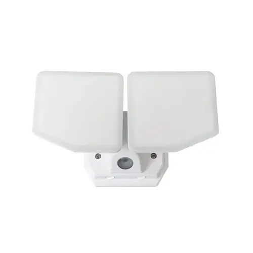 LED Flood Light, 2-Head, White, Dusk-to-Dawn, 3000 Lumens, Adjustable CCT LED Flood Light, 2-Head, White, Dusk-to-Dawn, 3000 Lumens, Adjustable CCT