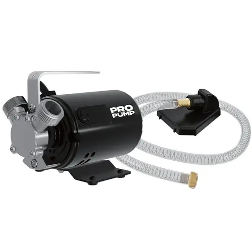 PROPUMP Transfer Pump, 1-Phase, 1.8 A, 115 V, 1/10 hp, 3/4 in Outlet, 360 gph, Aluminum/Brass PROPUMP Transfer Pump, 1-Phase, 1.8 A, 115 V, 1/10 hp, 3/4 in Outlet, 360 gph, Aluminum/Brass