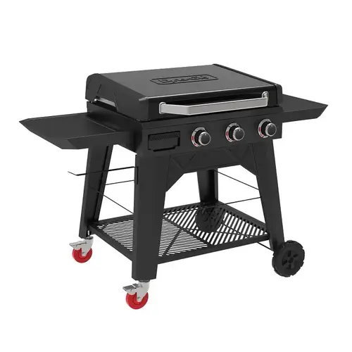 Dyna-Glo Open Cart Griddle with Lid, 3-Burner Dyna-Glo Open Cart Griddle with Lid, 3-Burner