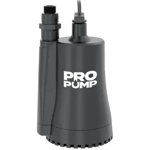 PROPUMP SU200 PROPUMP Utility Pump, 1-Phase, 2.6 A, 115 V, 1/4 hp, 1 in Outlet, 27 ft Max Head, 2000 gph, Thermoplastic