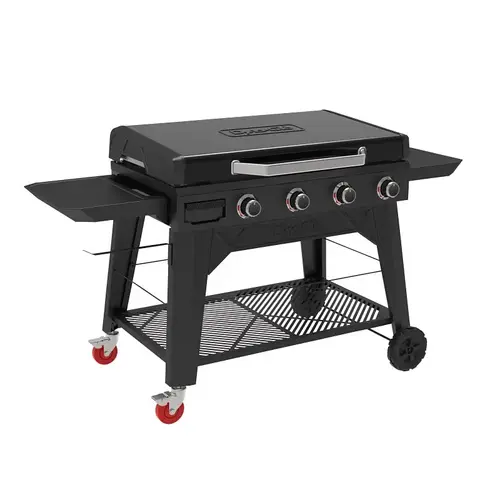 Dyna-Glo Open Cart Griddle with Lid, 4-Burner Dyna-Glo Open Cart Griddle with Lid, 4-Burner