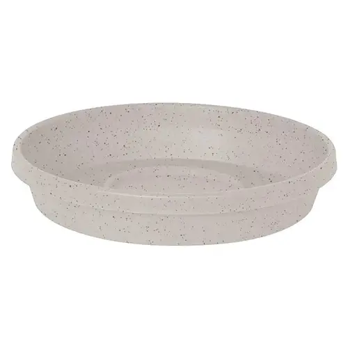 Bloem Terra Saucer, 14 in Dia, Round, Plastic, Vanilla Bean Bloem Terra Saucer, 14 in Dia, Round, Plastic, Vanilla Bean