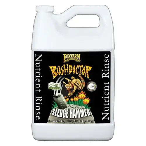 Foxfarm Bush Doctor, SledgeHammer Plant Food, 1 gal, Liquid - pack of 4