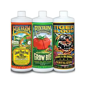 FoxFarm LSTP Foxfarm 791000 Plant Food, 1 qt, Liquid, 0-0.5-0.7, 6-4-4, 2-8-4 N-P-K Ratio