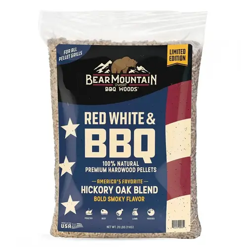 Bear Mountain BBQ Pellet, Wood, 20 lb Bag Bear Mountain BBQ Pellet, Wood, 20 lb Bag