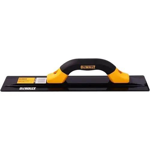 DEWALT Hand Float, 16 in L Blade, 3-1/4 in W Blade, Magnesium Blade, Plastic Handle DEWALT Hand Float, 16 in L Blade, 3-1/4 in W Blade, Magnesium Blade, Plastic Handle