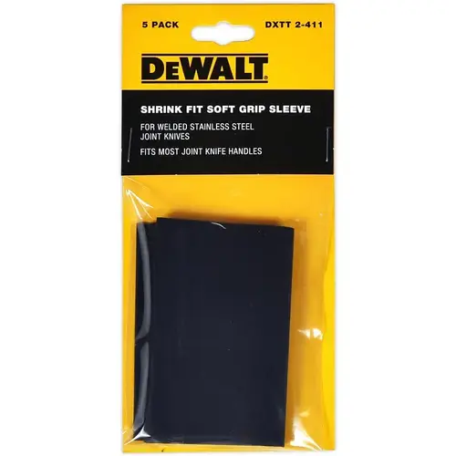 DEWALT Heat-Shrink Handle Grip, For: Welded Joint Knives - pack of 24 DEWALT Heat-Shrink Handle Grip, For: Welded Joint Knives - pack of 24