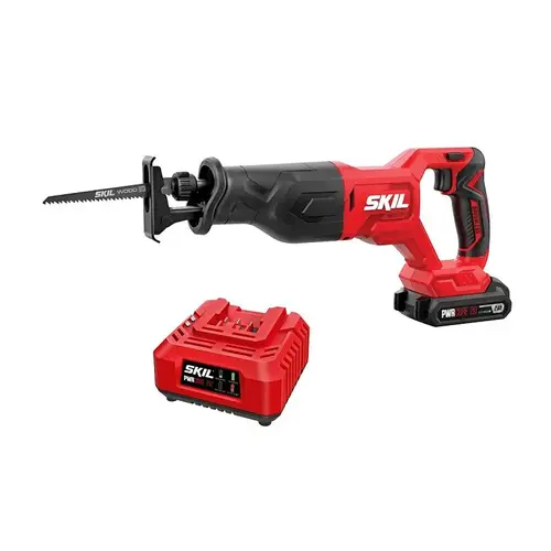Skil Reciprocating Saw Kit, Battery Included, 20 V, 2 Ah, 1 in L Stroke, 3200 spm Skil Reciprocating Saw Kit, Battery Included, 20 V, 2 Ah, 1 in L Stroke, 3200 spm