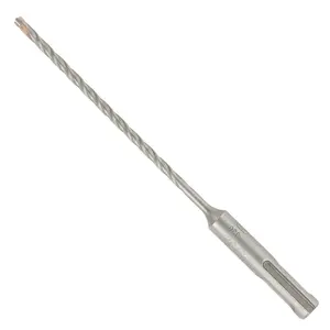 Bosch HC4C2001 Bosch Bulldog Hammer Drill Bit, 5/32 in Dia, 6 in OAL, Standard Flute, 4-Flute, 13/32 in Dia Shank, SDS-Plus Shank