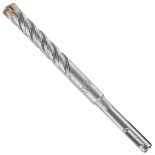 Bosch Bulldog Hammer Drill Bit, 1/2 in Dia, 6 in OAL, Standard Flute, 4-Flute, 13/32 in Dia Shank, SDS-Plus Shank Bosch Bulldog Hammer Drill Bit, 1/2 in Dia, 6 in OAL, Standard Flute, 4-Flute, 13/32 in Dia Shank, SDS-Plus Shank