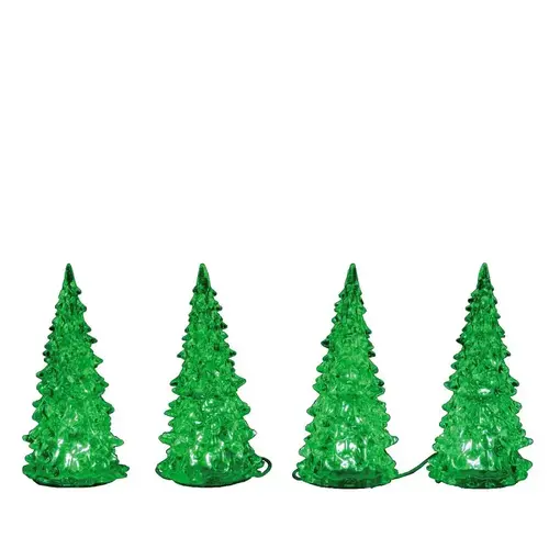 Lemax Christmas Decor, 4.72 in H, Tree, Plastic, Crystal, LED Lemax Christmas Decor, 4.72 in H, Tree, Plastic, Crystal, LED