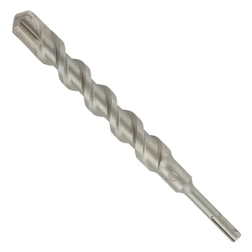 Bosch Bulldog Hammer Drill Bit, 1 in Dia, 10 in OAL, Standard Flute, 4-Flute, 13/32 in Dia Shank, SDS-Plus Shank