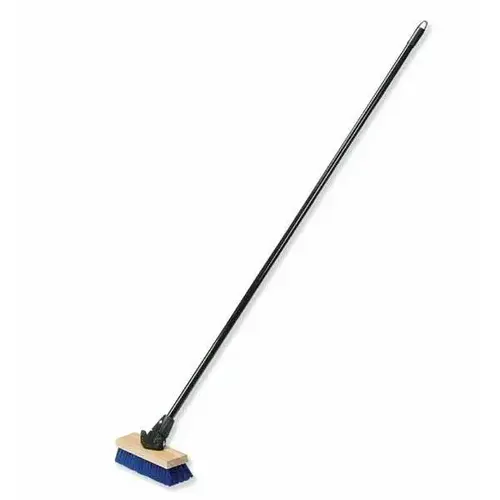 Ability One Skilcraft Flexsweep Broom, 59" Metal Handle, Black/blue