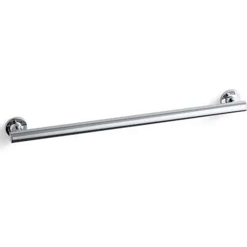 Purist 24 in. x 2.4375 in. Concealed ScrewGrab Bar in Polished Stainless Purist 24 in. x 2.4375 in. Concealed ScrewGrab Bar in Polished Stainless