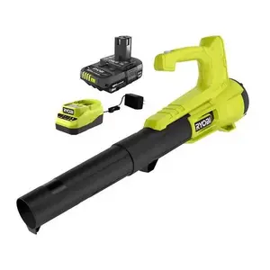 RYOBI P21011K RYOBI One+18v 90 Mph 250 CFM Cordless Leaf Blower/sweeper,battery And Charger