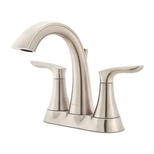 Weller 2-Handle 4" Centerset Bath Faucet In Brushed NICKEL