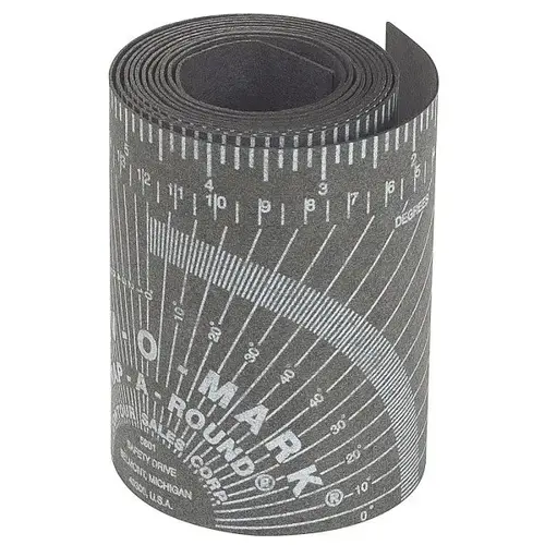 Flexible Wrap-A-Round Pipe Marking Tool, Black, Large Flexible Wrap-A-Round Pipe Marking Tool, Black, Large