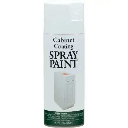 Rust-Oleum 273797 Rust-Oleum Enamel Cabinet Spray Paint, White, 12