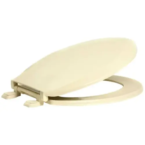Round Closed Front Toilet Seat in Bone Round Closed Front Toilet Seat in Bone