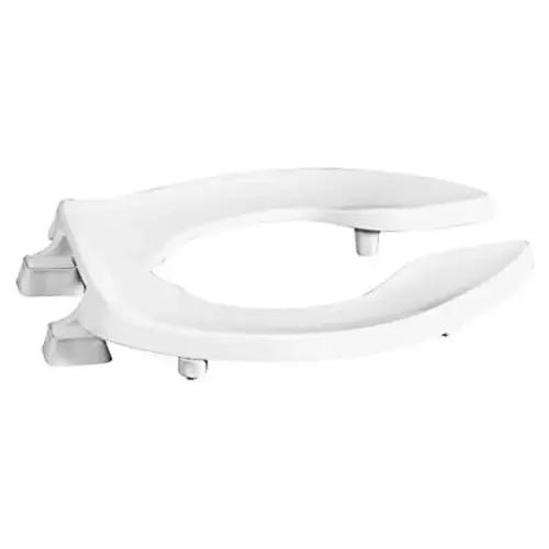 Centoco ADA Compliant Elongated Raised Open Front No Cover Toilet Seat in White