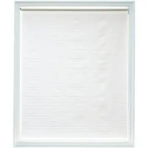 Achim OPR556WH12 55-1/4" X 6 ft White Room Darkening Roller Shade