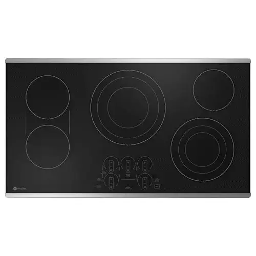 36 In Smart Radiant Electric Cooktop In Stainless Steel