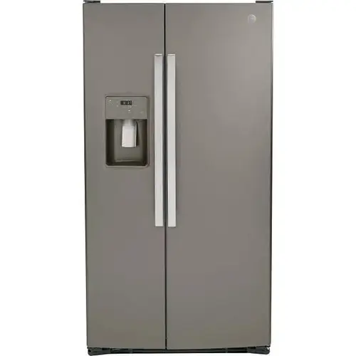 25.3 Cubic Feet Side-By-side Refrigerator With Ice Maker, Slate 25.3 Cubic Feet Side-By-side Refrigerator With Ice Maker, Slate