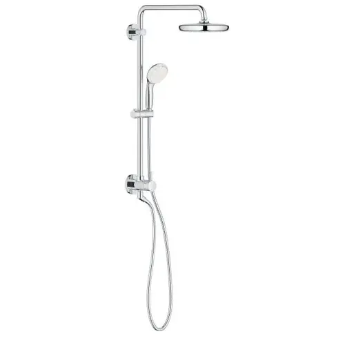 Grohe Retro-Fit Starlight Chrome Wall Mount Shower System 30-1/4" With Diverter Grohe Retro-Fit Starlight Chrome Wall Mount Shower System 30-1/4" With Diverter