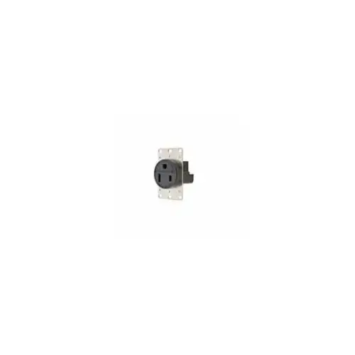 Receptacle 2-P 3W 50A 250V 6-50R Black
