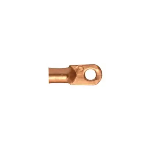 4/0 Heavy Duty Bare Copper Starter Lug, Purple A-B, 3/8" Stud