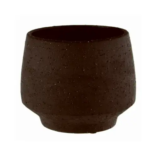 4" BLK Tapered Pot