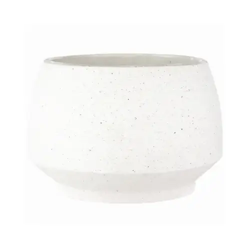 6" WHT Tapered Pot