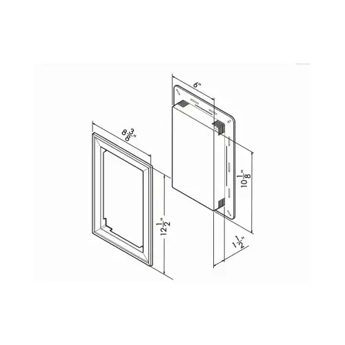 WHT JumboMounting Block White