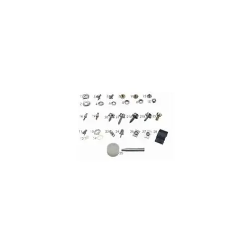 Canvas Stud#8-32 Machine Screw3/8"5/Set NickBrass Canvas Stud#8-32 Machine Screw3/8"5/Set NickBrass